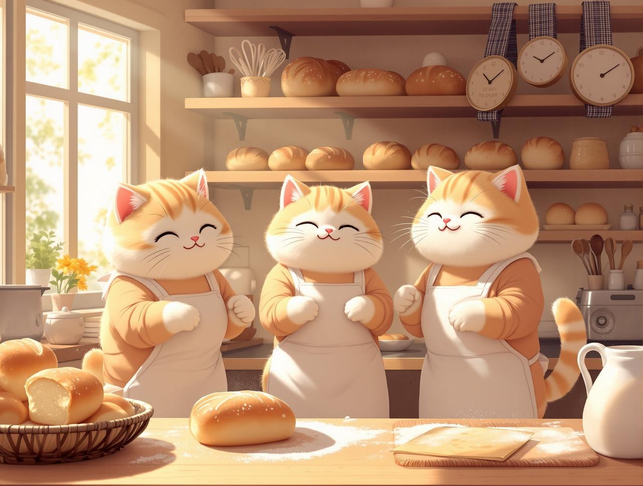 ai漫剧 - 猫咪面包店